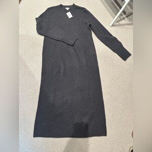 J. Crew Factory Black Maxi Dress